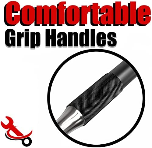 Roll Pin Punch Set 9pc - Great Nail Punch for Gun Tool Kit Building, Watch Repair Kit and Removing Firing Pin with Tool Pouch