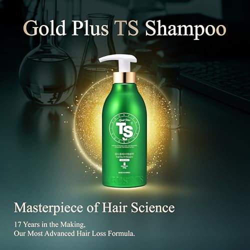 TS Gold Plus Shampoo | Hair Loss Shampoo with Biotin