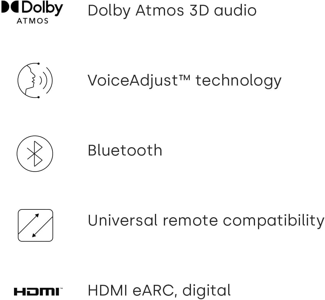 Polk Audio Signa S2 Ultra-Slim Sound Bar for Smart TV with Subwoofer