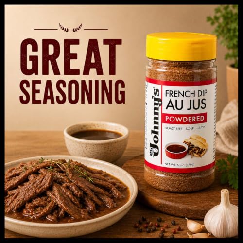 Johnny's - French Dip Concentrated Au Jus Sauce - 6 oz | Concentrated Au Jus Sauce, Rich Beef Flavor, Ideal For French Dip Sandwiches, Roast Beef