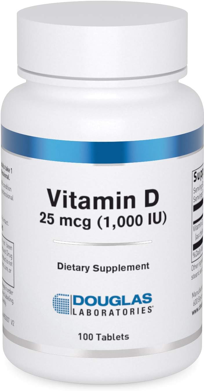 Douglas Laboratories Vitamin D 25 mcg (1, 000 IU) - D3 Vitamin - For Immune Support