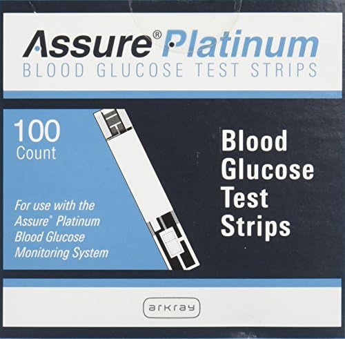Arkay Assure Platinum Blood Glucose Test Strips 100ct | Automatic Coding