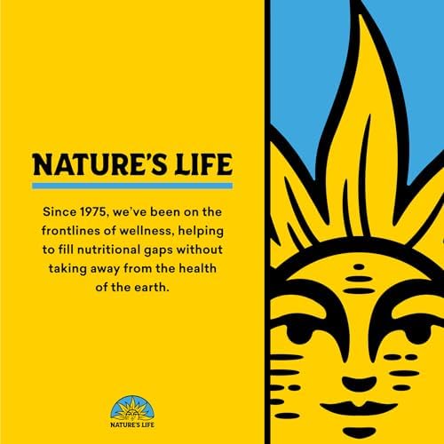 Nature's Life Green Lipped Mussel 1500 mg Capsules for Men, 90 Capsules