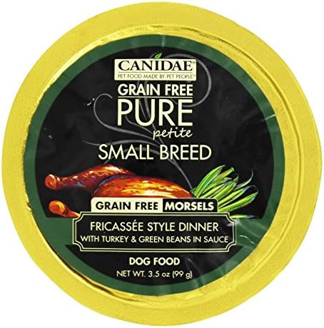 CANIDAE Pet Foods - Grain Free Pure Wet Dog Food Petite Small Breed Fricassee Style Dinner - 3.5 oz.