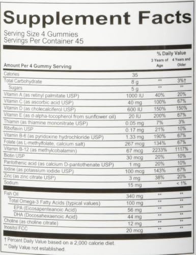Smarty Pants Kids Complete Multi-Vitamin, 180 Gummies (1)