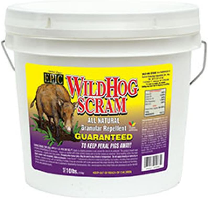 Epic 02118 Wild Hog Repellent Granular Bucket - 10-Lbs