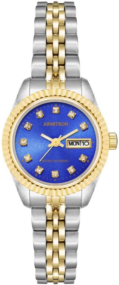 Armitron Women's Genuine Crystal Accented Bracelet Watch, 75-2475