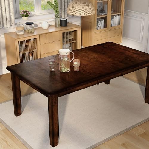 Furniture of America Dallas Transitional Dining Table, Dark Cherry