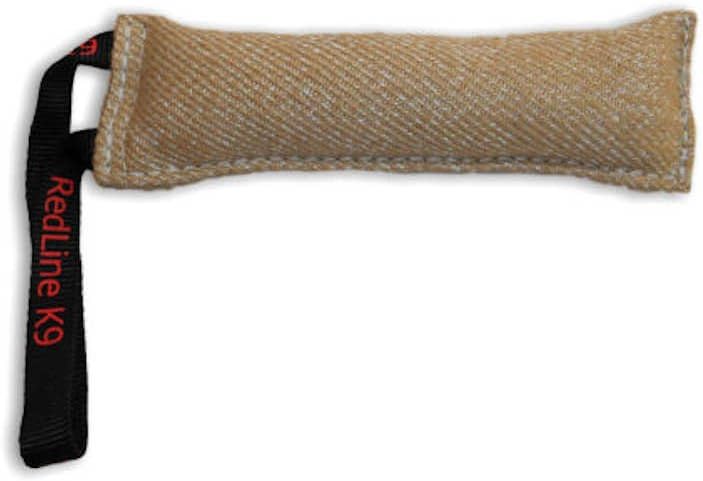 Redline K9 Jute Tug Toy 3 inch x 16 inch 1 Handle Dog Tug Toy