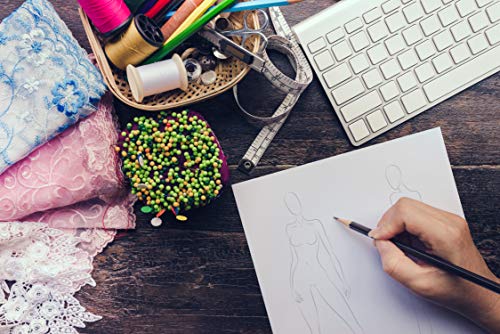 Fashion Sketchbook Figure Template: 430 Large Female Figure Template for Easily Sketching Your Fashion Design Styles and Building Your Portfolio