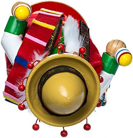 Kurt Adler 10.25-Inch Mexican Nutcracker Tablepiece - Chubby Collection