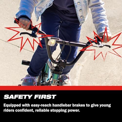 Dynacraft Tony Hawk 18-24 Inch Bike High-Performance & Durable, Perfect for Kids & Teens Learning BMX Tricks, Sturdy, Easy to Assemble, Ideal for Young Riders & Aspiring BMX Enthusiasts