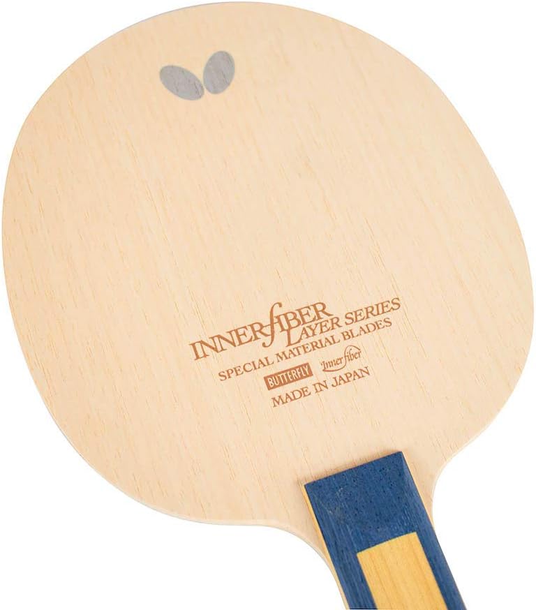 Butterfly Innershield Layer ZLF Blade - ZL Fiber Blade - Professional Butterfly Table Tennis Blade - Available in FL and ST Shakehand Handle Styles - Made in Japan