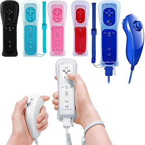 ChamZA Wireless Motion Remote Controller for Wii/Wii U, w/Soft Case & Hand strap (Red)