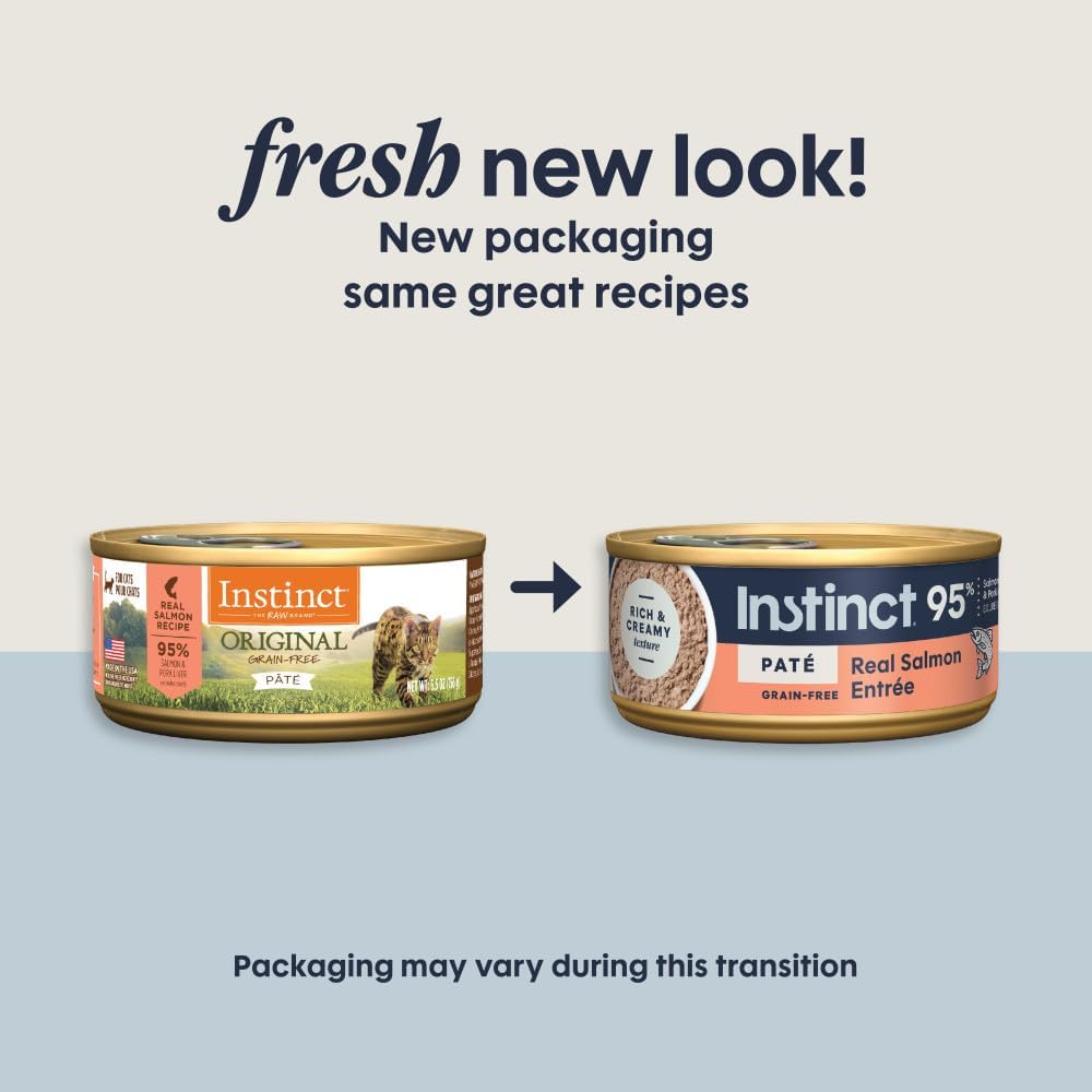 Instinct Original Grain Free Real Rabbit Recipe Natural Wet Canned Cat Food, 3 oz. Cans (Case of 24) | Rich & creamy pate texture, high protein, real rabbit, whole-food ingredients, grain-free, hydration support