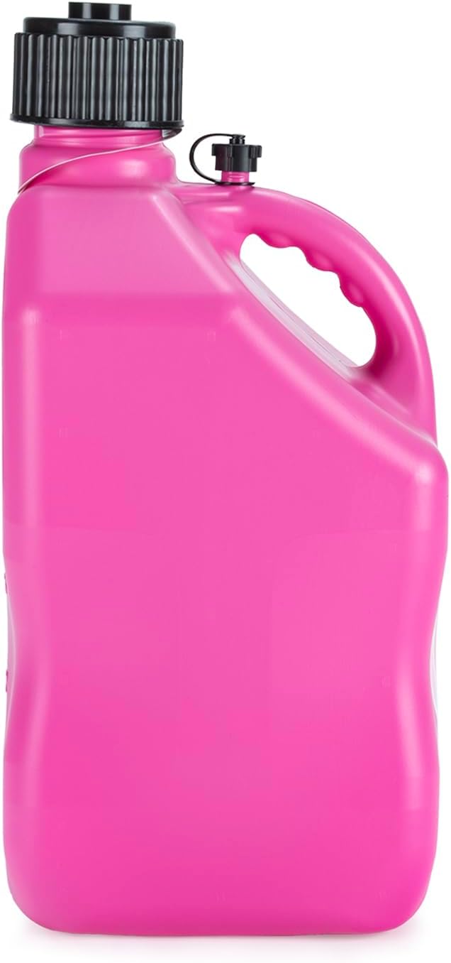 VP Racing 4x3812+3044B Motorsport Jug 5.5 Gallon Pink 4 Pack - Deluxe Hose, Tight Seal