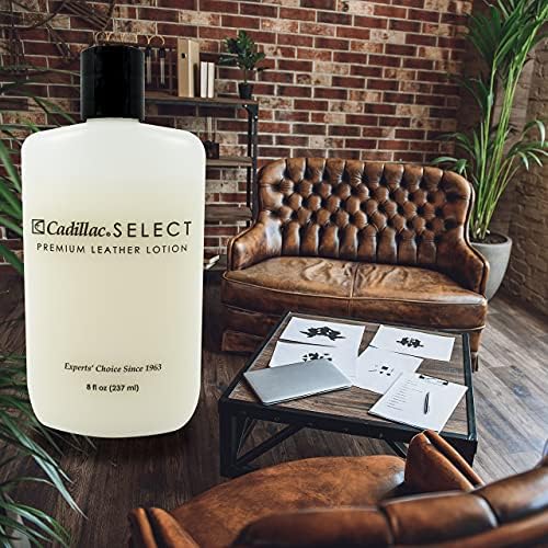 Cadillac Select Leather Lotion Cleaner & Conditioner | For handbags, sofas, jackets, furniture and purses.