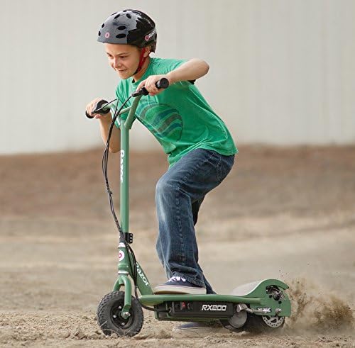 Razor RX200 Electric Off-Road Scooter for Kids Ages 13+ - Lightweight, Steel Frame, 24V Rechargeable Battery, Up to 12 MPH, Up to 8 Mile Range