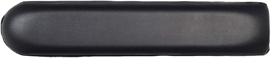 14" Black Vinyl Co-Molded Full Length Armrest Pads for Jazzy Power Chairs (Set of 2)