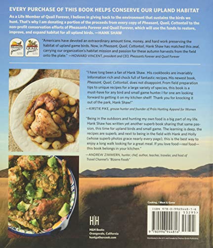 Pheasant, Quail, Cottontail: Upland Birds and Small Game from Field to Feast