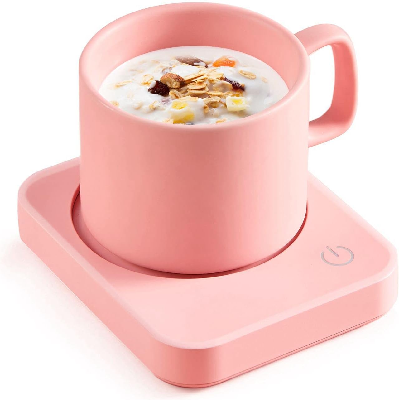 VOBAGA Coffee Mug Warmer for Desk with Auto Shut Off & 3-Temp Settings, Coffee Cup Warmer with Smart Safety Alert Home Office Accessory