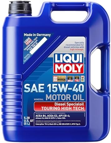 LIQUI MOLY Touring High Tech Diesel Specialoil SAE 15W-40 | 5 L | Touring engine oil | SKU: 2044