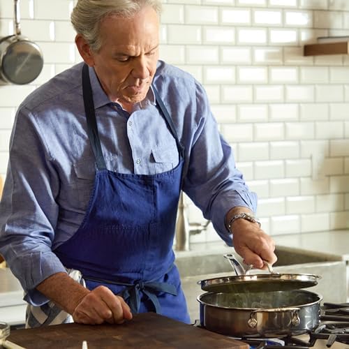 Hestan - NanoBond Collection - Stainless Steel Titanium Sauté Pan, Induction Cooktop Compatible, 5 Quart