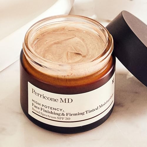 Perricone MD High Potency Classics Face Finishing & Firming Tinted Moisturizer for Face - Mineral Sunscreen with SPF 30 - Lightweight, Fast-Absorbing