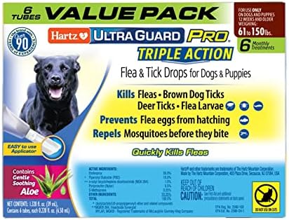 Hartz UltraGuard Pro Flea Tick Drops for Dogs 3160 lbs