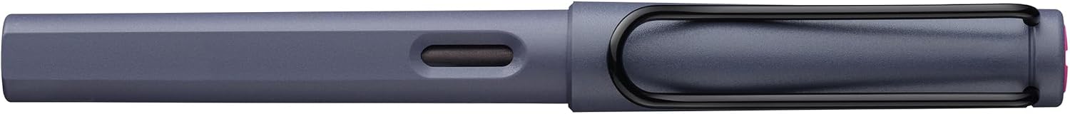 LAMY safari umbra - Fountain Pen with ergonomic grip & polished steel nib in size F - ideal for any Writing & Calligraphy - including LAMY T 10 blue cartridge - Right-Handed