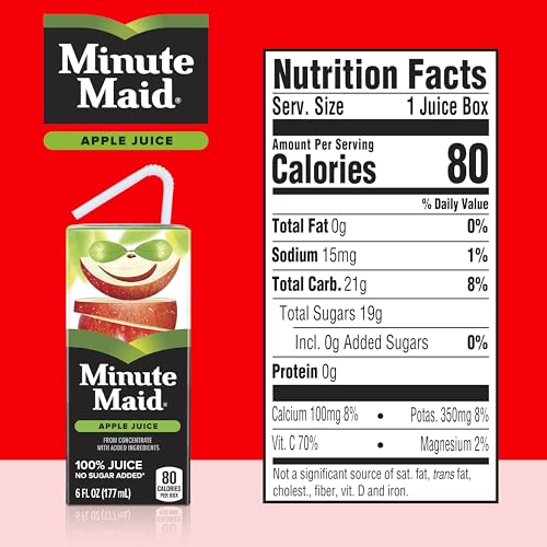 Minute Maid 6oz 8pk Apple w/ Calcium & Vitamin C