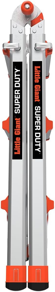 Little Giant Super Duty, 14 ft Multi-Position Ladder, 10401 | Aluminum Multi-Position Ladder, Type IAA 375 lbs. Weight Rating