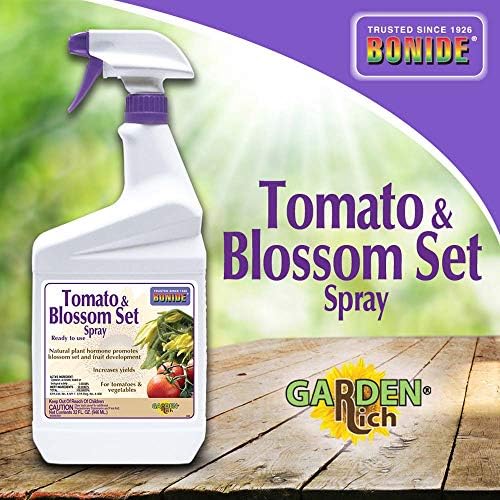 Bonide Tomato & Blossom Spray Set, 32 oz Ready-to-Use | Increases Harvest of Fruits & Vegetables in Home Garden