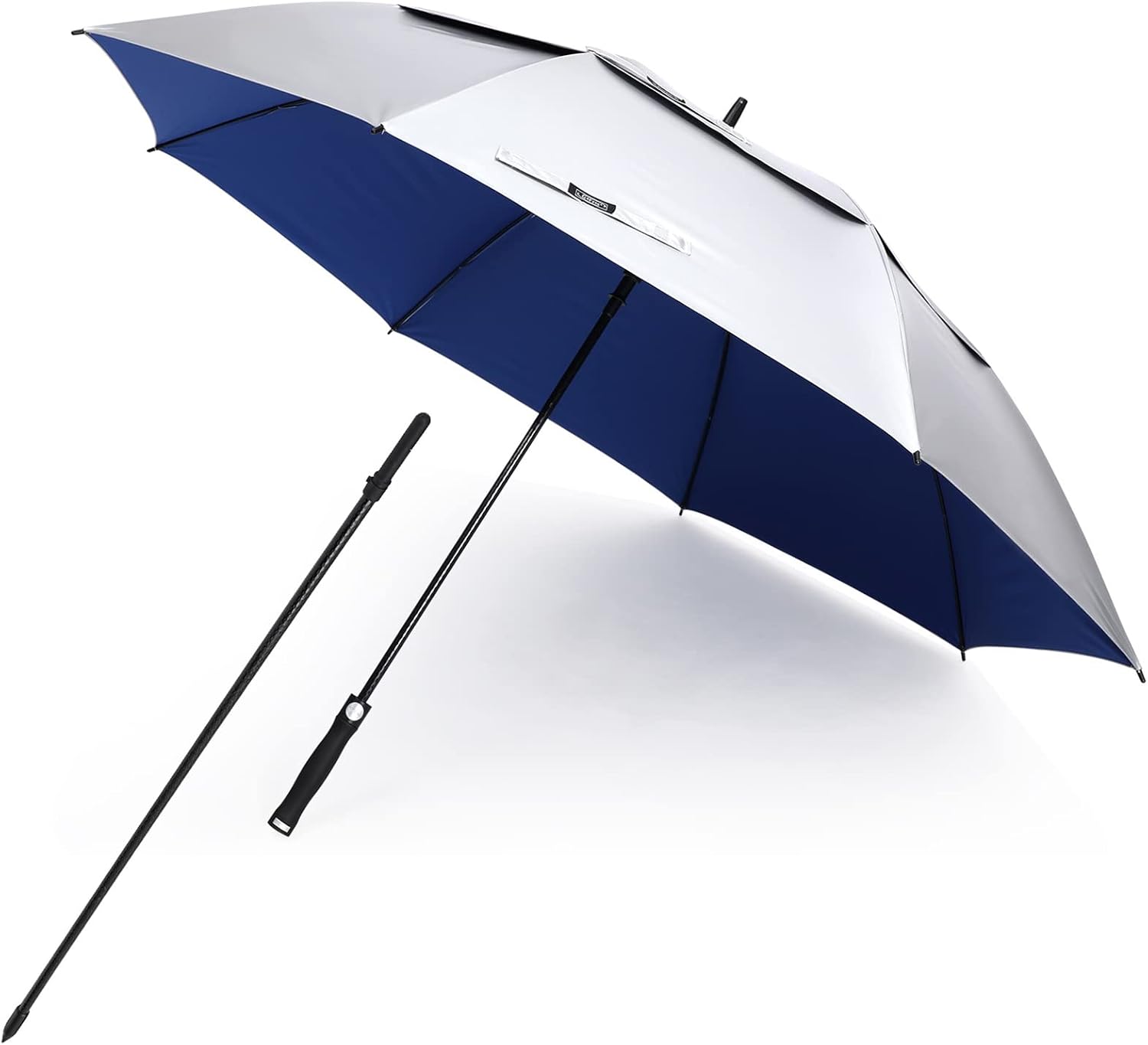 G4Free UV Golf Beach Umbrella 68”Auto Open Extra Large Sun Shade Umbrellas