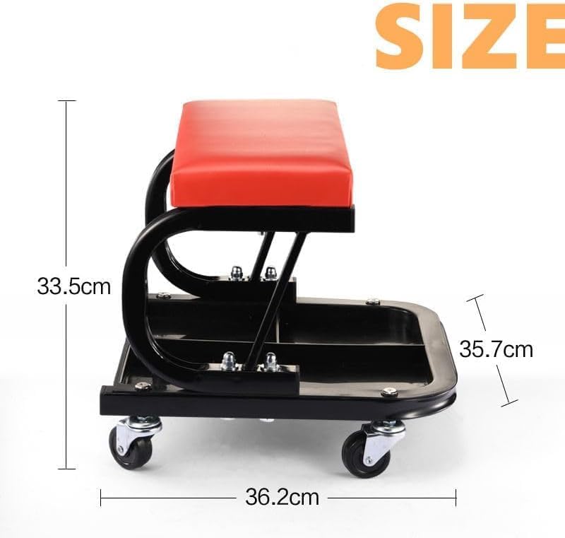 Mechanics Roller Seat, 300 LBS Capacity Rolling Creeper