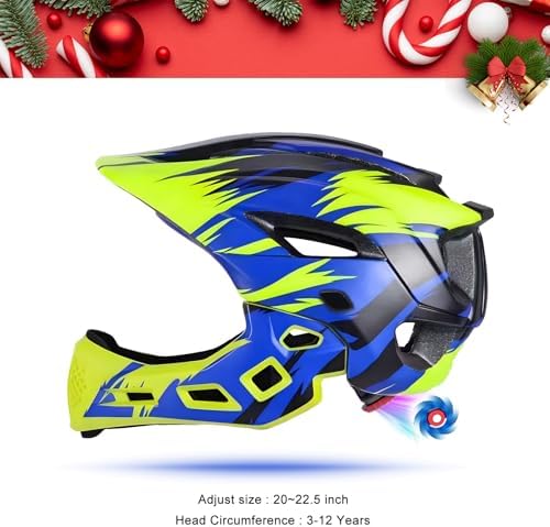 Toddler and Kids Full Face Bike Helmet Girl and Boy BMX