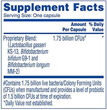 Phillips' Colon Health Daily Probiotic Capsules, 4-in-1 Symptom Defense to help defend against Occasional Gas, Bloating, Constipation, and Diarrhea, Daily Supplement, 30 Count