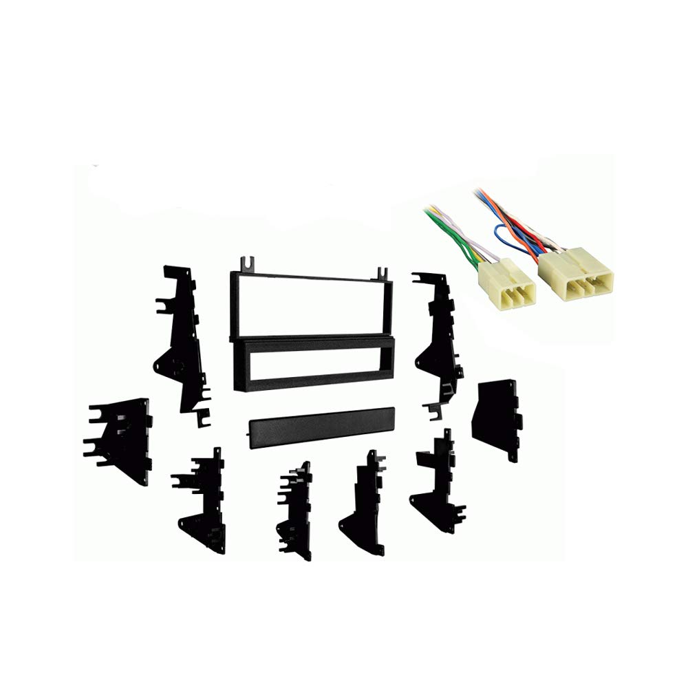 Metra Radio Install Kit Fits 95-04 Toyota Tacoma Single DIN with Harness | Aftermarket car stereo replacement dash installation