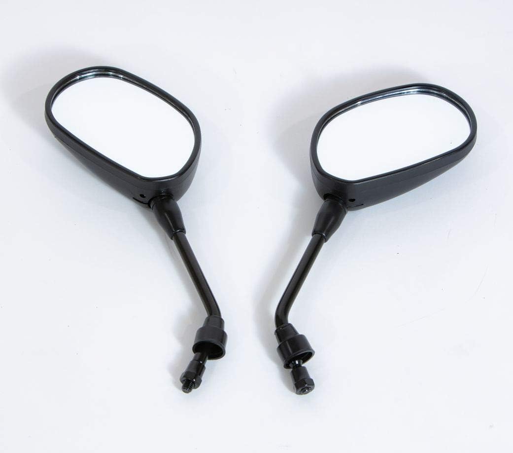 Deluxe Scooter Rear View Mirror Pair for Most Pride Mobility Scooters (Only Works with Scooters with Screw Holes On The Tiller)