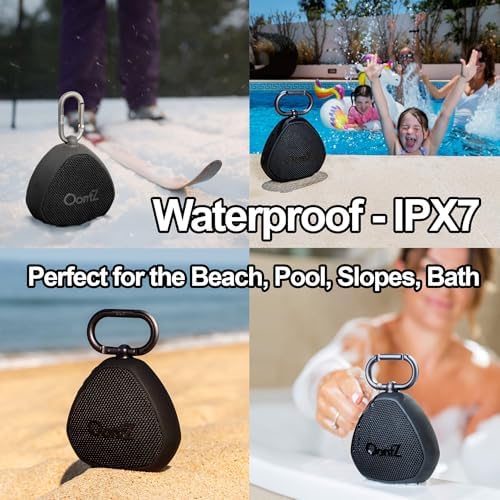 OontZ Angle 3 Gen 4 Portable Bluetooth Speaker, 12W, 24-Hour Playtime | Compact 12W Bluetooth speaker with clear sound, 24-hour playtime, 100-ft range, IPX5 waterproof, AUX Input.