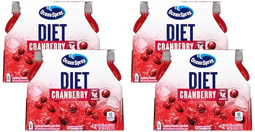 Ocean Spray Juice Drink 10 Ounce Bottle Pack of, Diet Cranberry, 60 Fl Oz, (Pack of 6)