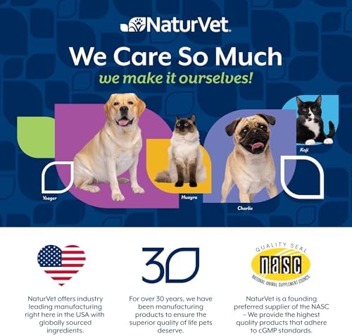 NaturVet Hip & Joint Supplement, Joint Care Plus for Dogs, 120ct