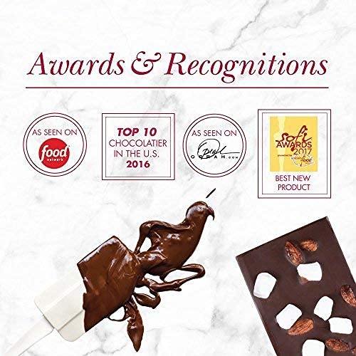 Chuao Chocolatier Gourmet Assorted Milk and Dark Chocolate Bar Gift Box | For Gift Baskets, Christmas, Valentines, Birthday, Care Package | 10 Ct