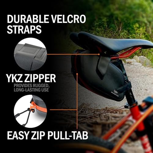 Orange Mud Waterproof Bike Frame Bag TPU Triangle Storage Bag