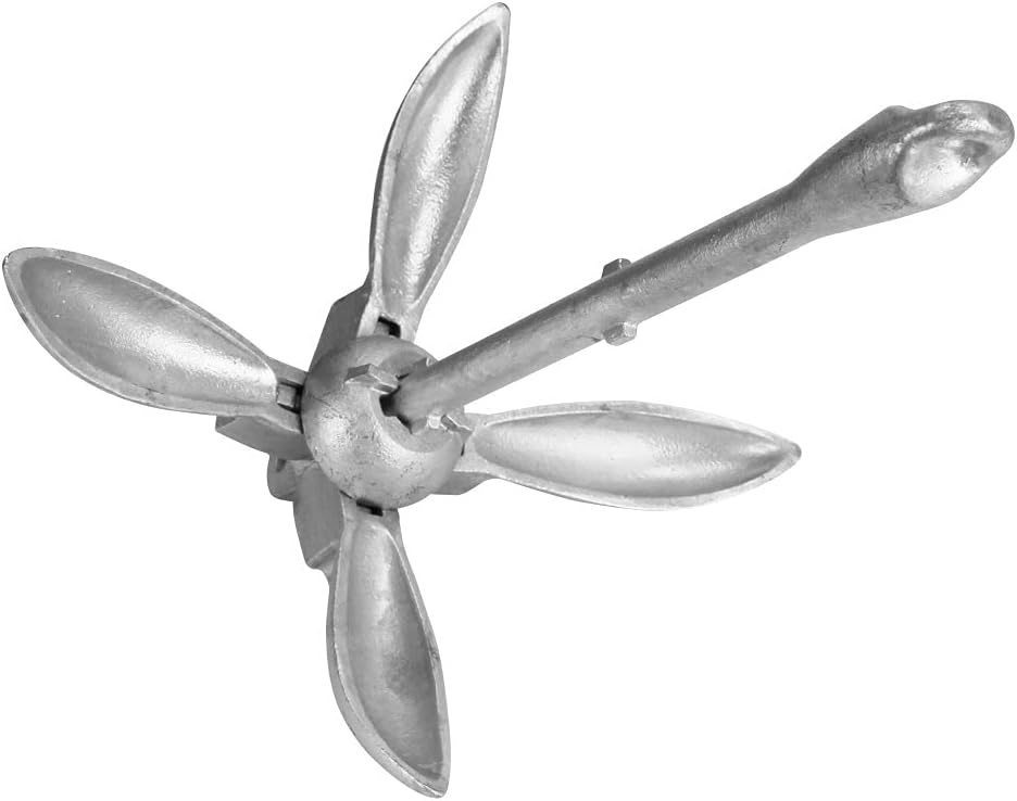 Extreme Max 3006.6542 BoatTector Galvanized Folding Anchor - 1.5 lbs.