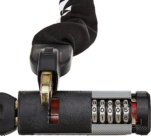 Kryptonite Kryptolok 990 Combo Bike Chain Lock, 3 Feet Long Heavy Duty Anti-Theft Sold Secure Gold Bicycle Chain Lock