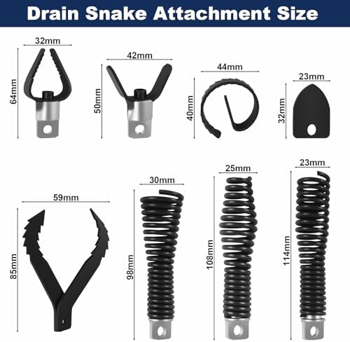 Drain Snake Drill Attachment