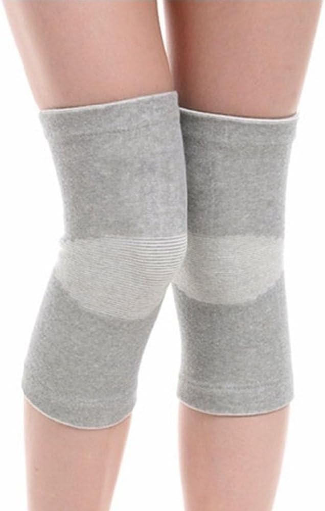 JUMISEE (One Pair Cotton Knee Sleeves for Knee Support, Circulation Improvement & Pain Relief Compression Knee Brace