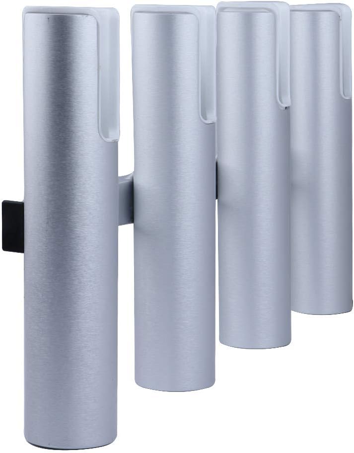 Aluminium Wall-Mounted Fishing Rod Holder for Boat, Garage & Marine - Holds Rods & Poles