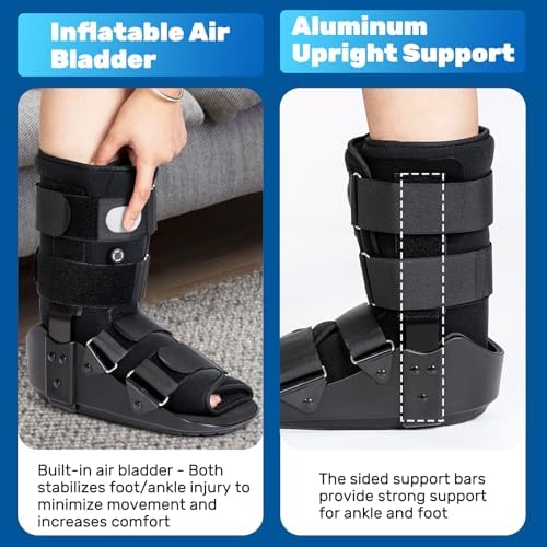 kefit Walking Boot Fracture Boot for Broken Foot, Sprained Ankle-Medium
